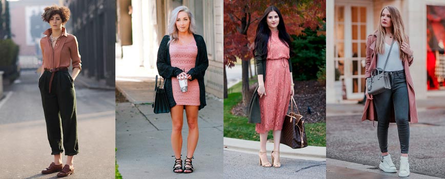 Outras cores para combinar o dusty rose