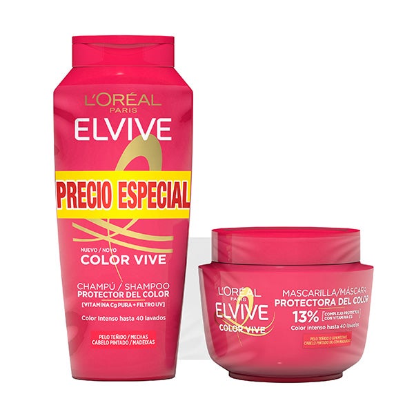 Duplo Champú + Mascarilla Color Vive