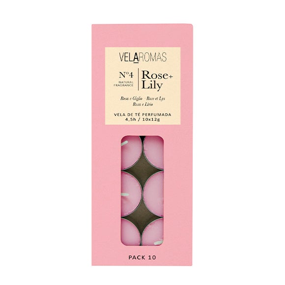 Vela Té Rose & Lily
