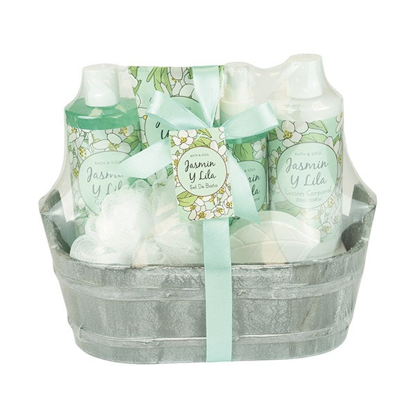 Cesta Madera Jazmin Y Lila