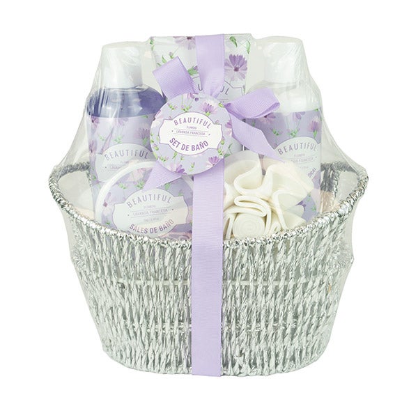 Cestas Fibras Naturales Lavanda