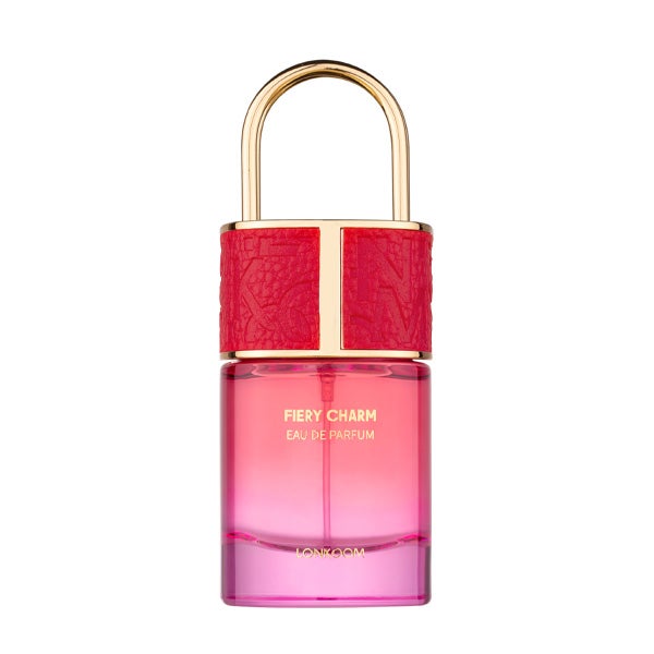 Lock Red Fiery Charm