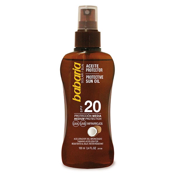 Solar Sun Aceite Protector SPF 20
