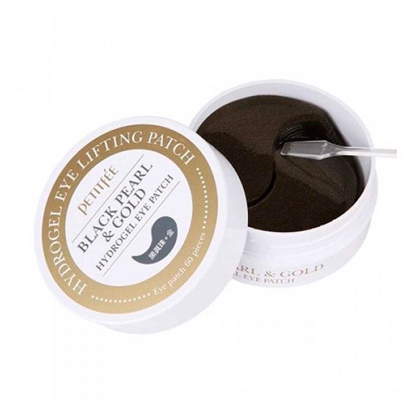 Parches Hidrogel Perla Negra Y Oro