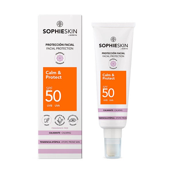Protector Facial Calm & Protect SPF50