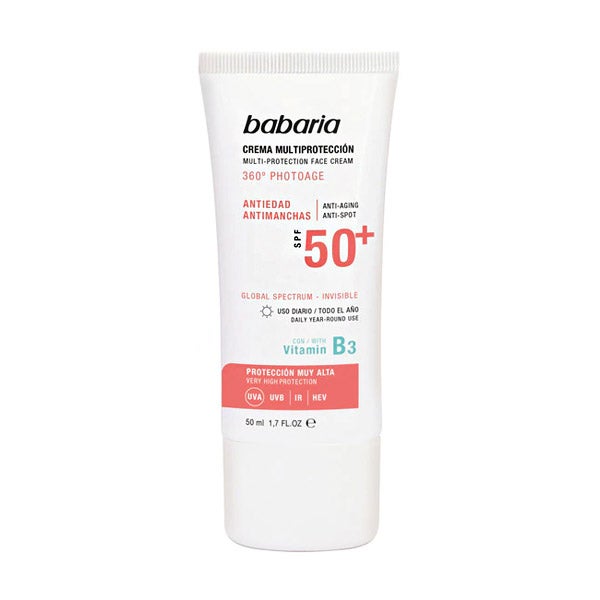 Crema Multiprotección Antiedad SPF50+