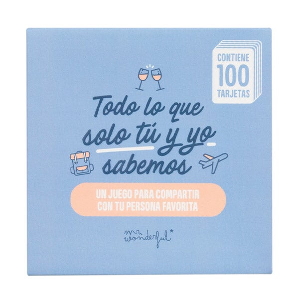 Cartas Todo Lo Que Tú Y Yo Sabemos