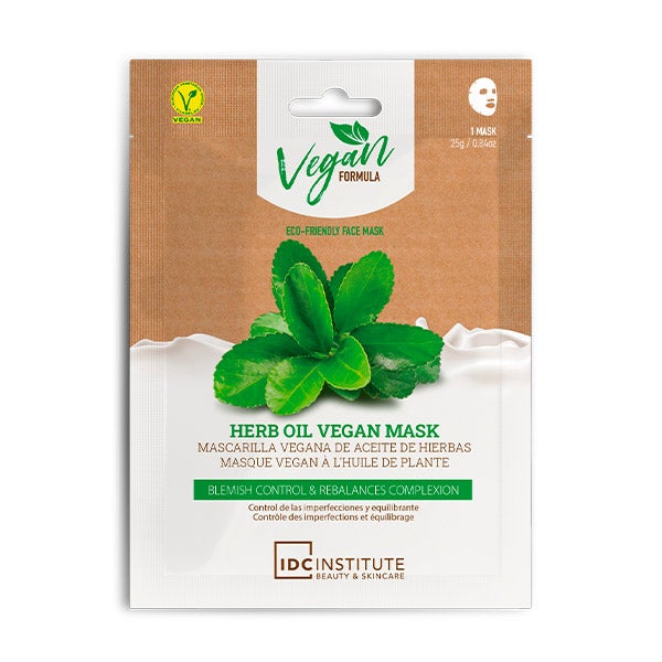 Mascarilla Vegana Aceite De Hierbas