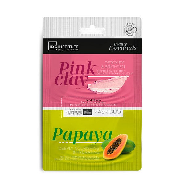 Mascarilla Duo Arcilla Rosa Y Papaya