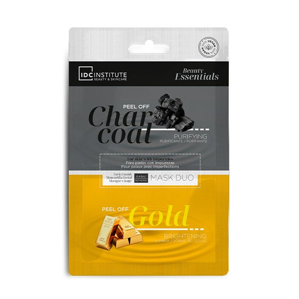 Mascarilla Duo Carbón Y Oro