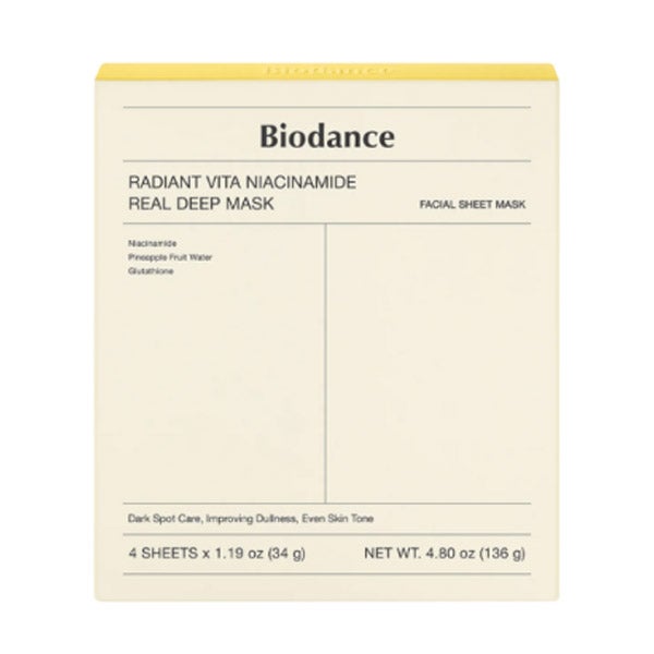Set Radiant Vita Niacinamide Real Deep Mask