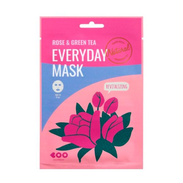 Mascarilla Facial Rosas Y Te Verde