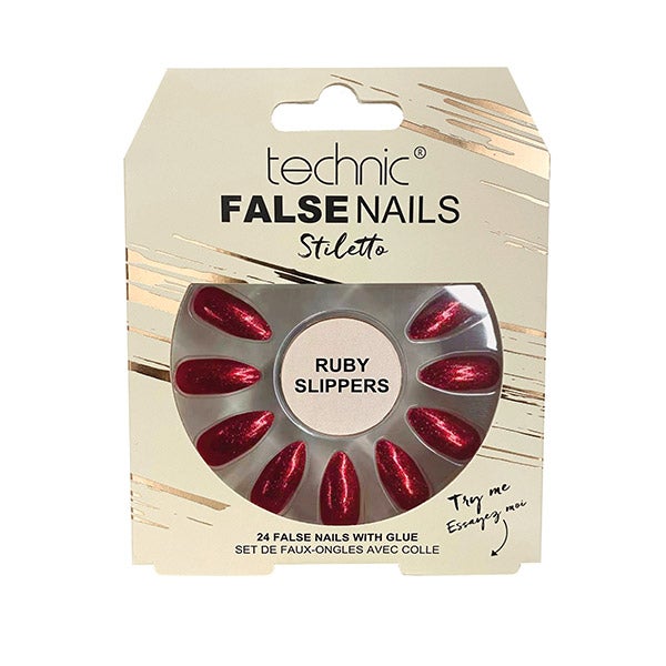 False Nails Ruby Slippers