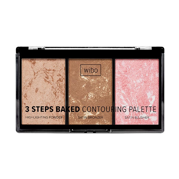 3 Steps Baked Contouring Palette
