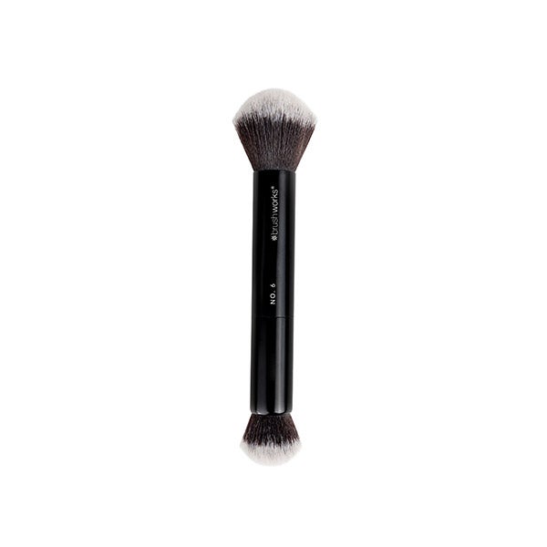 Double Ended Powder And Buff Brush
