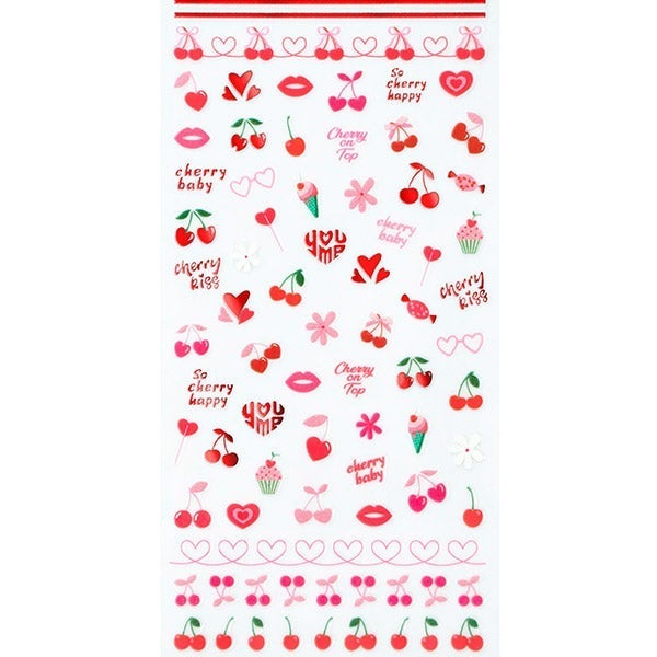 E.L So Cherry Happy Pegatin Unas Aroma Cereza