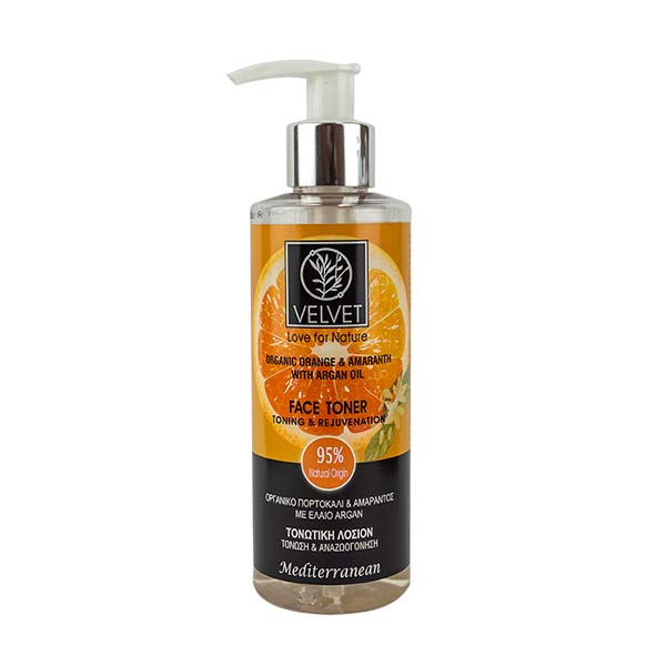 Organic Orange & Amaranth With Argan Oil Face Toner