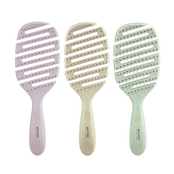 Natural Fiber Cepillo Esqueleto Flexible