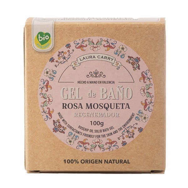 Laura Carry Gel De Baño Rosa Mosqueta