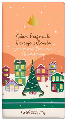 Jabón Navidad Naranja Y Canela