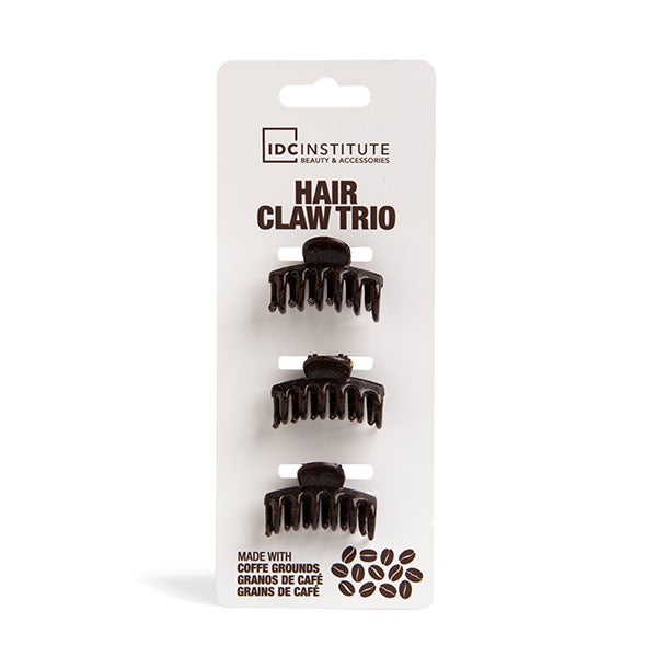 Coffee Hair Claw Trio