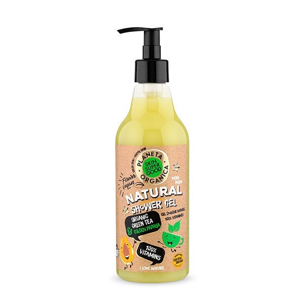 Skin Super Good Natural Shower Gel Green Tea & Papaya