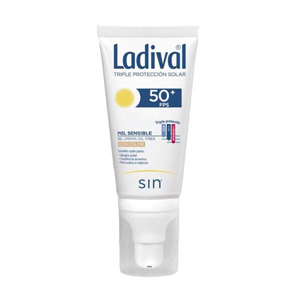 Piel Sensible Gel-Crema Oil Free Con Color FPS50+