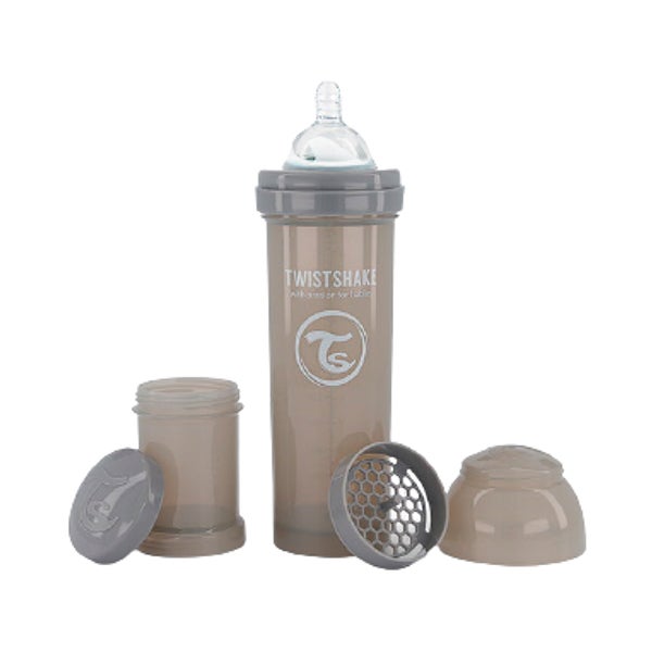 Biberón Anti-Cólicos Gris