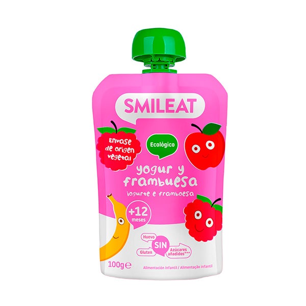 Pouch De Yogur Y Frambuesa