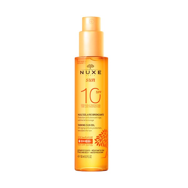 Sun Aceite Bronceador Rostro Y Cuerpo