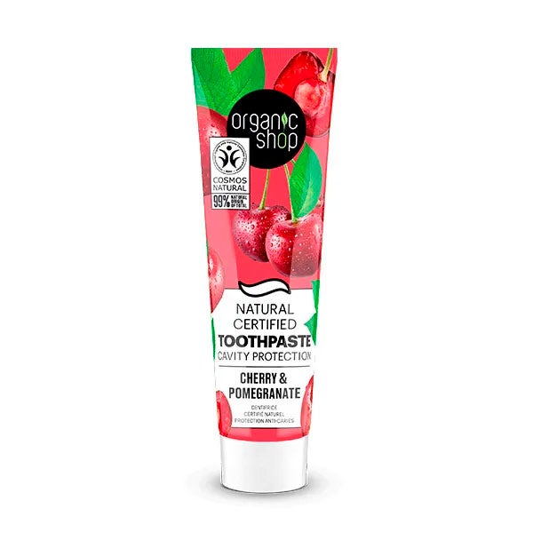 Natural Certified Toothpaste Cherry & Pomegranate
